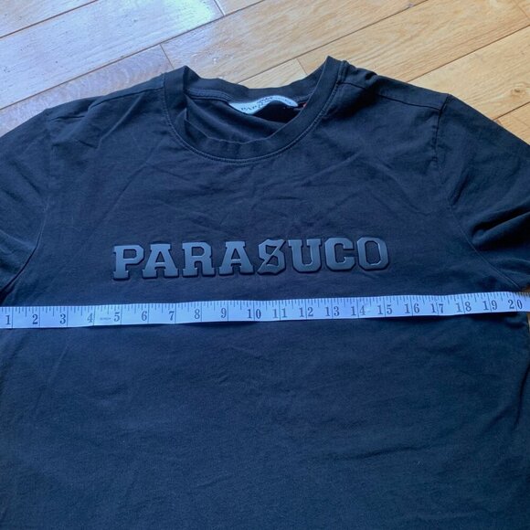 Parasuco Black Logo Graphic Tee – Size M - Picture 6 of 8